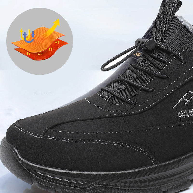 Men's Plush Lined Warm Sneakers
