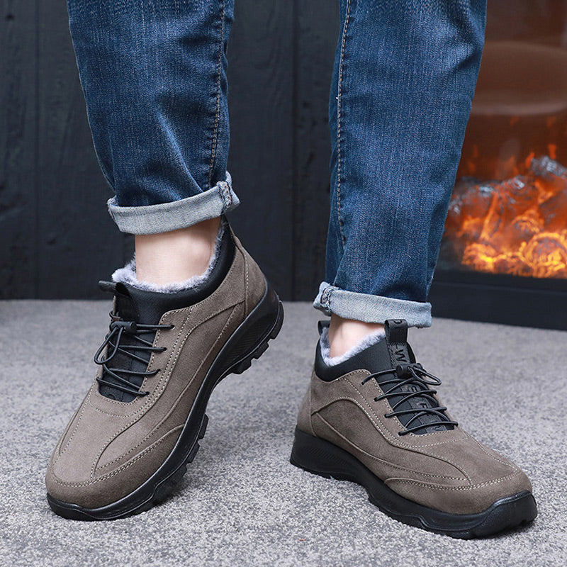 Men's Plush Lined Warm Sneakers