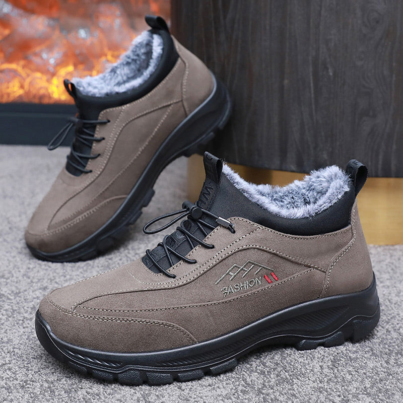 Men's Plush Lined Warm Sneakers
