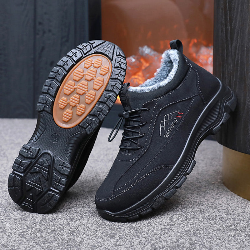 Men's Plush Lined Warm Sneakers