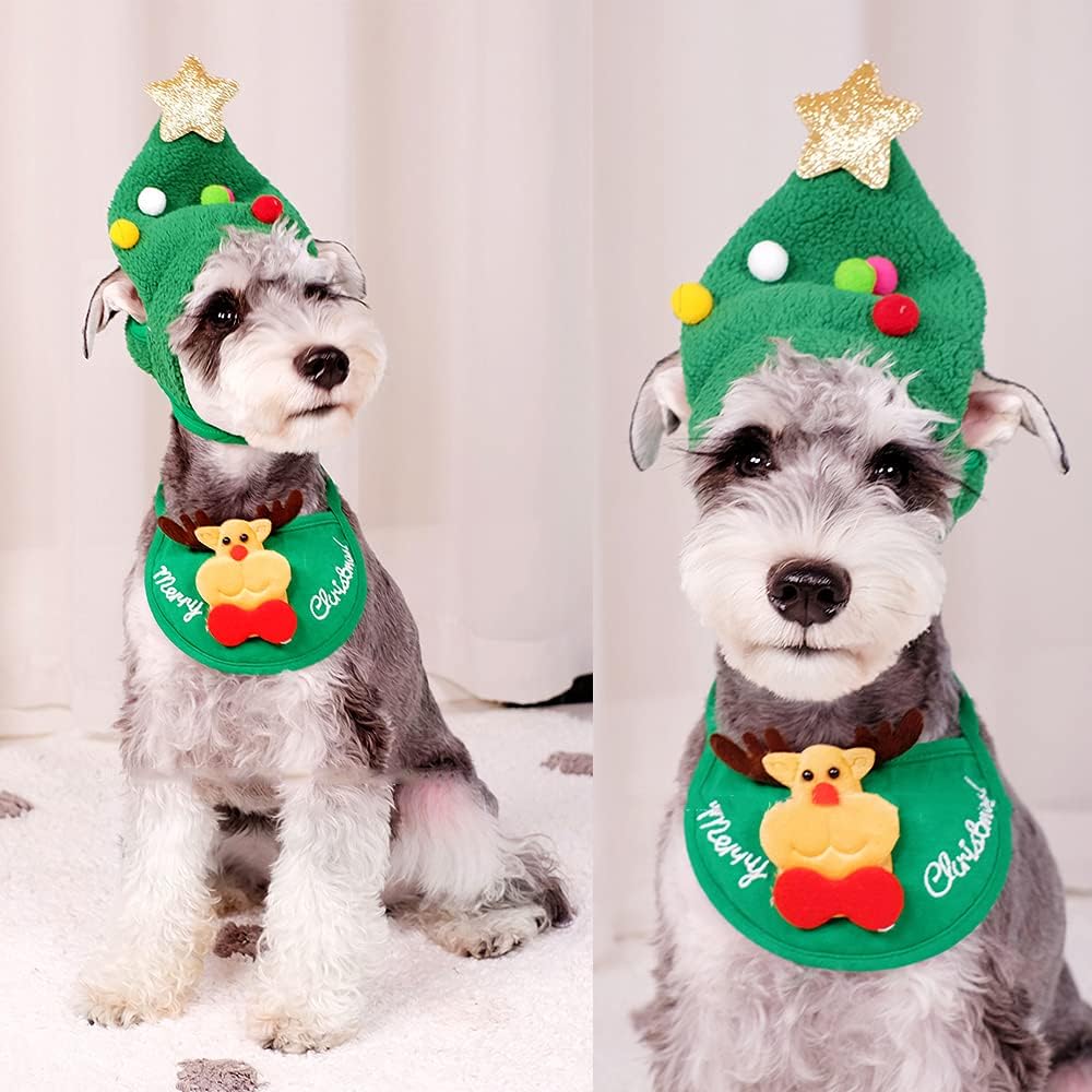 🎅Weihnachtsverkauf 49% Rabatt🎄Niedliche Weihnachtsbaum-Mütze mit Pom-Poms