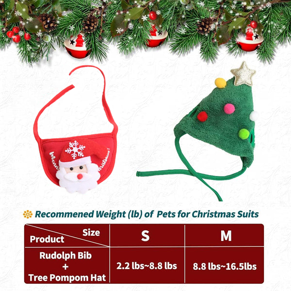 🎅Weihnachtsverkauf 49% Rabatt🎄Niedliche Weihnachtsbaum-Mütze mit Pom-Poms