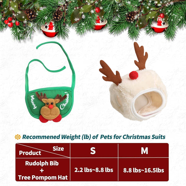 🎅Weihnachtsverkauf 49% Rabatt🎄Niedliche Weihnachtsbaum-Mütze mit Pom-Poms
