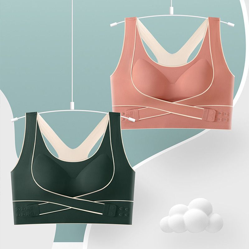 💥Weihnachts-Sonderangebot💥Stoßfester Sport-BH in Übergröße mit gekreuztem Rücken