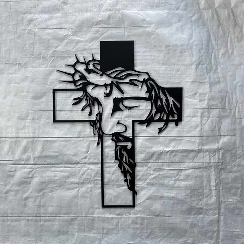 Jesus Kreuz Metallschild Christus Wanddekoration