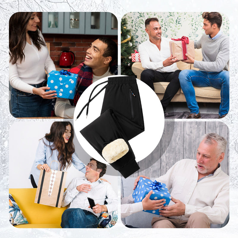 🔥🎁Gemütliche wasser- und winddichte Hose mit Plüschfutter für Männer
