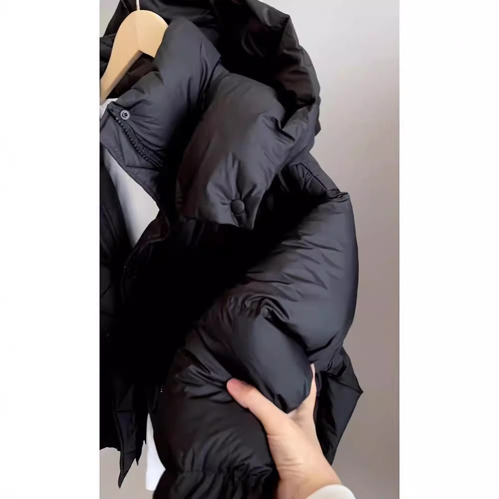 🌟Damen-Winterjacke mit Kapuze💝Wintermodeartikel✨Fleece und verdickt