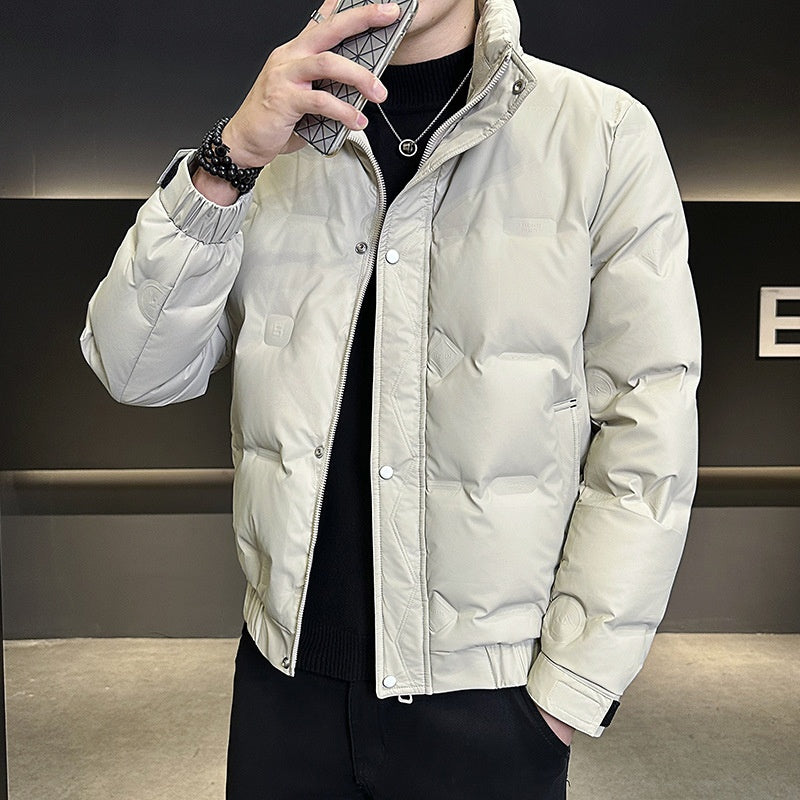 Herren modische warme Jacke mit Taschen