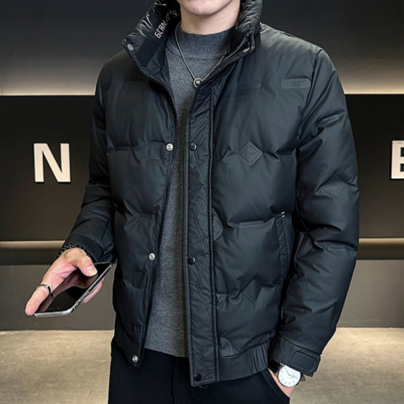 Herren modische warme Jacke mit Taschen