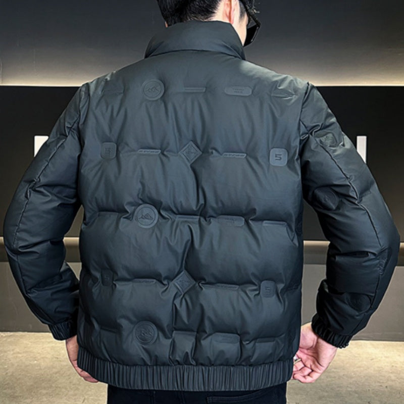 Herren modische warme Jacke mit Taschen