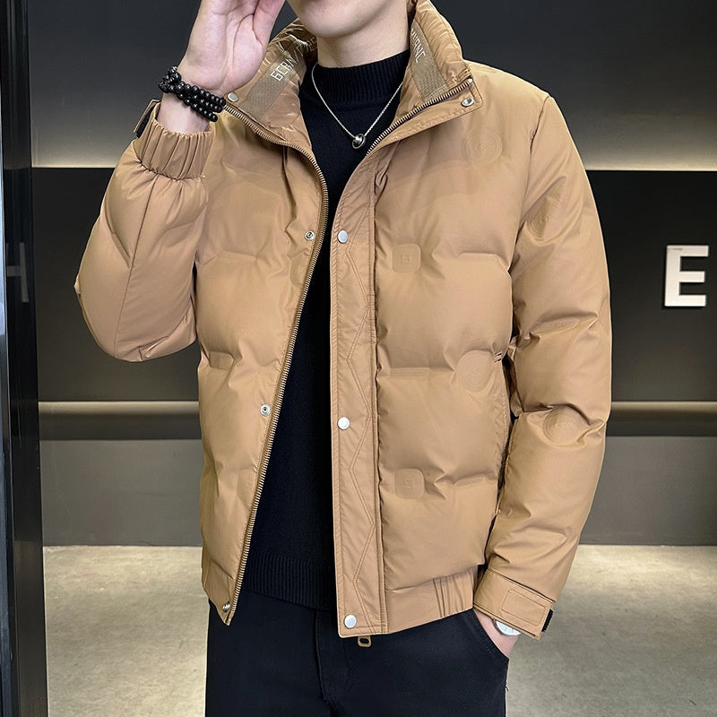 Herren modische warme Jacke mit Taschen