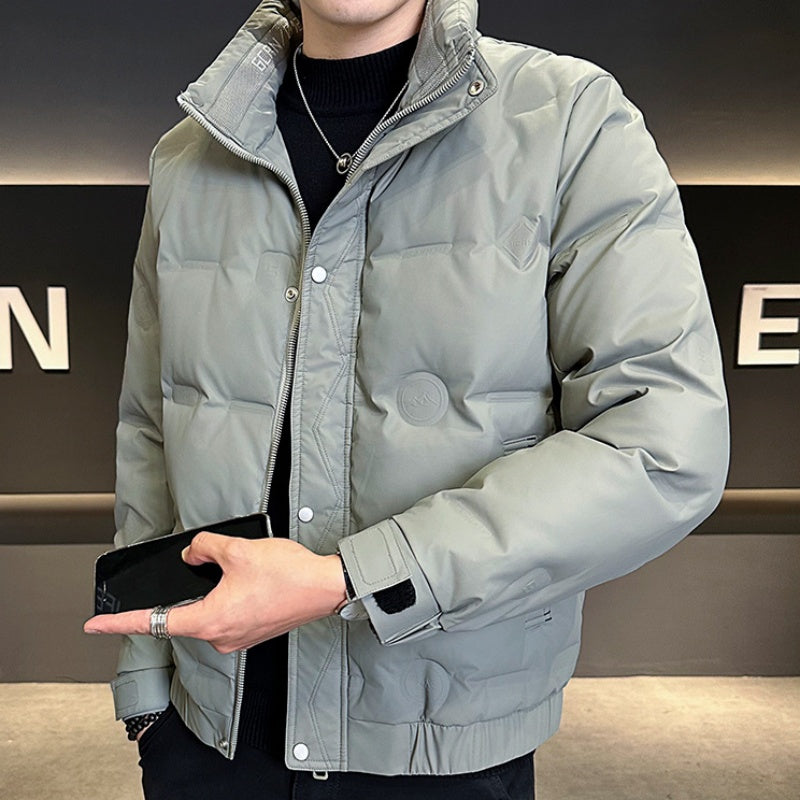 Herren modische warme Jacke mit Taschen