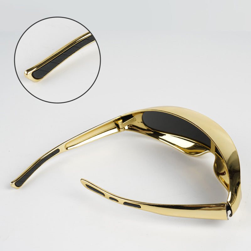 2025 Neues Upgrade✨🎁Einteilige Spiegel-Schweißer-Schutzbrille🕶️
