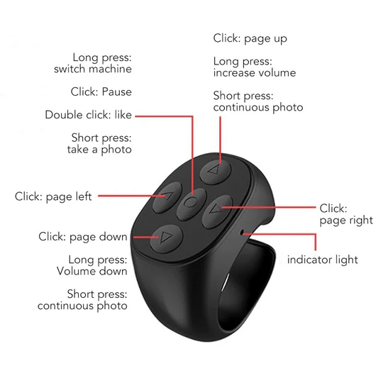 ✨50% Rabatt heute 🔥Fingertip Wireless Bluetooth Remote Control