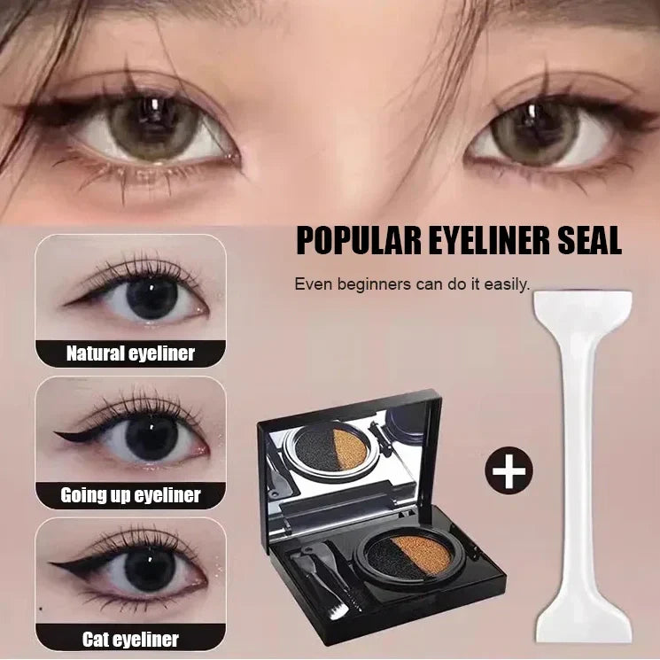 Augenbrauen- & Eyeliner-Creme mit Stempel