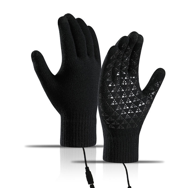 USB-beheizte Strickhandschuhe – geeignet für Touchscreens