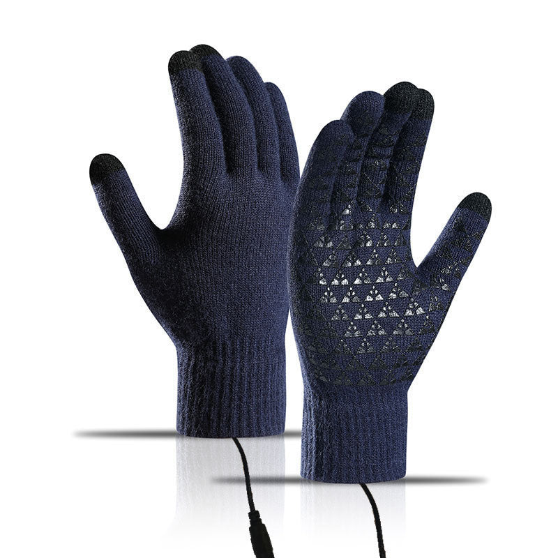 USB-beheizte Strickhandschuhe – geeignet für Touchscreens
