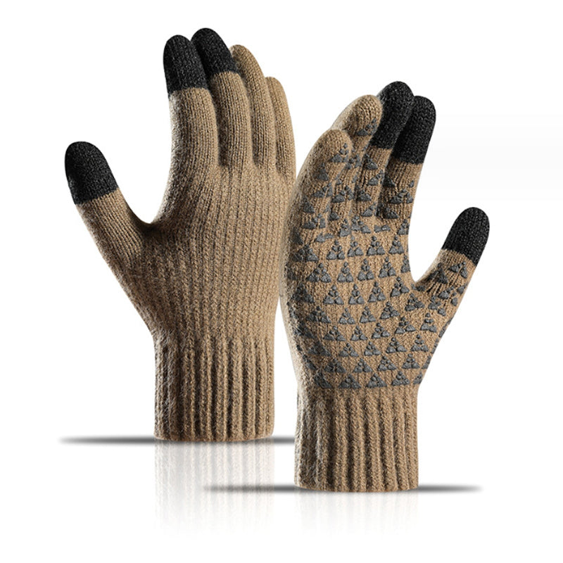 USB-beheizte Strickhandschuhe – geeignet für Touchscreens