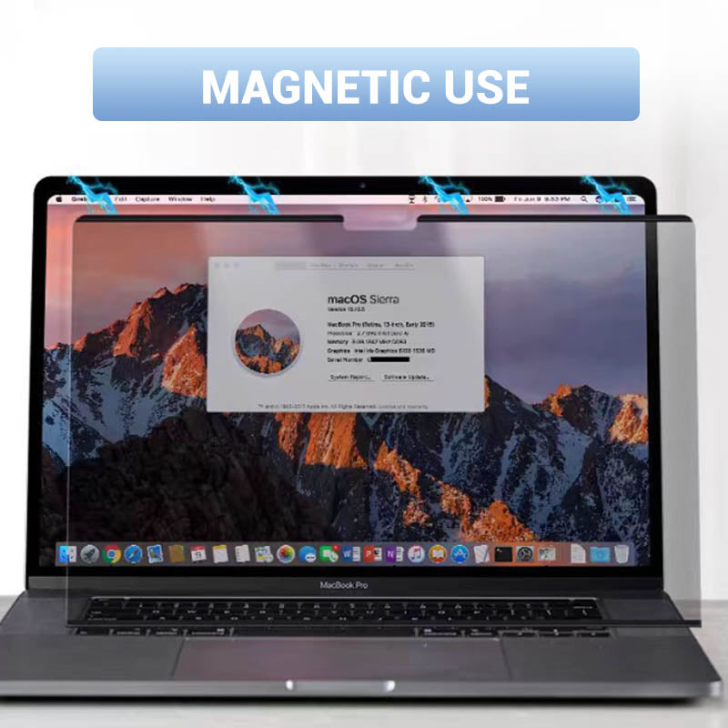 Magnetischer Sichtschutz für Laptops