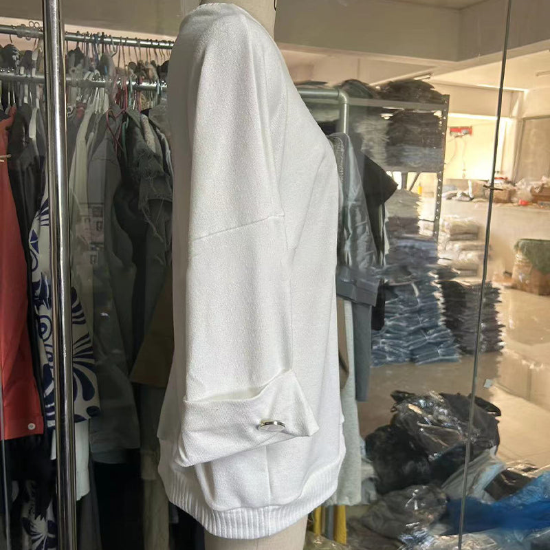 👚HEISSER VERKAUF 47% - Klassisches, einfarbiges Strickoberteil für Damen