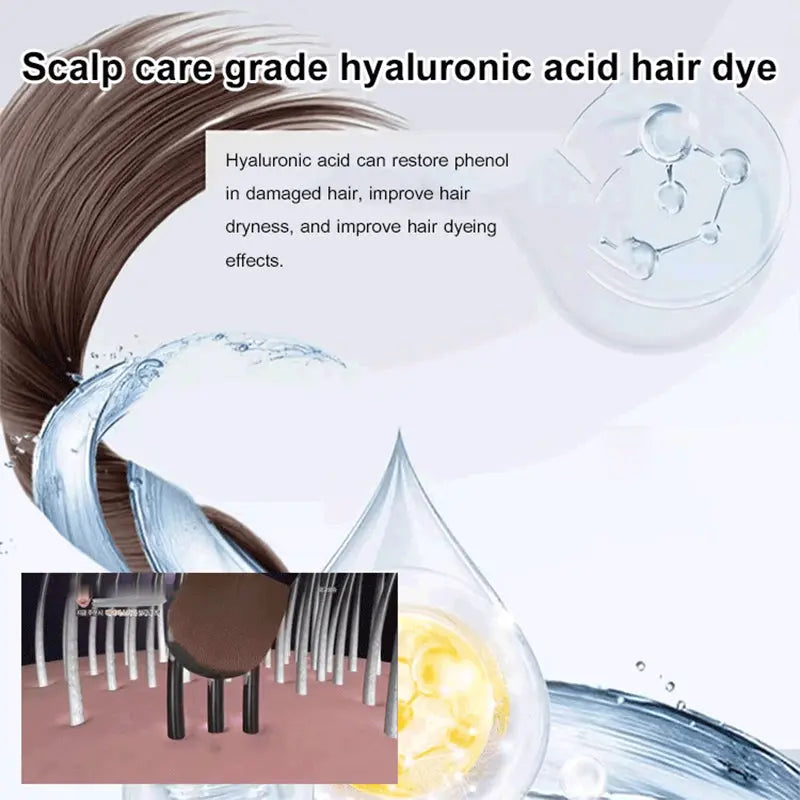 ⏳Begrenzte Zeit 50% Rabatt🌿Pflanzliches Grau-Silber Haarfärbemittel – Natürliche Farbe & Glanz in 60 Minuten, ohne Salonbesuch! 🚀