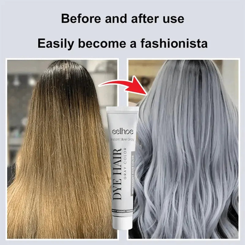 ⏳Begrenzte Zeit 50% Rabatt🌿Pflanzliches Grau-Silber Haarfärbemittel – Natürliche Farbe & Glanz in 60 Minuten, ohne Salonbesuch! 🚀