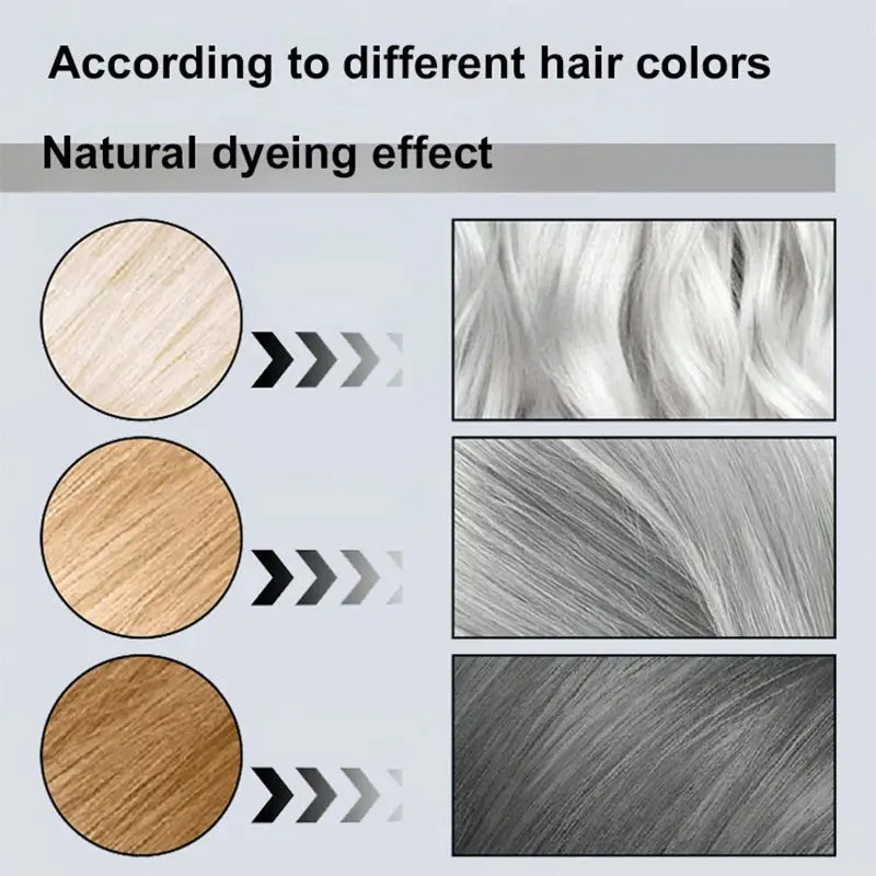 ⏳Begrenzte Zeit 50% Rabatt🌿Pflanzliches Grau-Silber Haarfärbemittel – Natürliche Farbe & Glanz in 60 Minuten, ohne Salonbesuch! 🚀