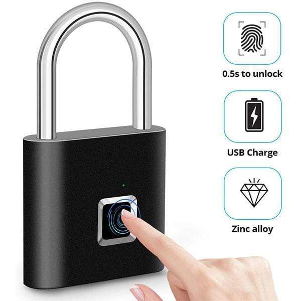 ⏳Begrenzte Zeit 50% Rabatt💥🔒Tragbares Fingerabdruckschloss, intelligentes Türschloss mit Diebstahlschutz