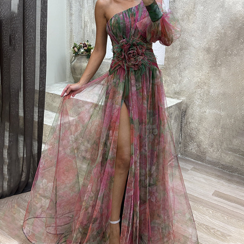 ⏳Begrenzte Zeit 50% Rabatt💥🌸Frühjahrs-Specials🌸 Damen Tüll Unregelmäßiges Kleid Kleider