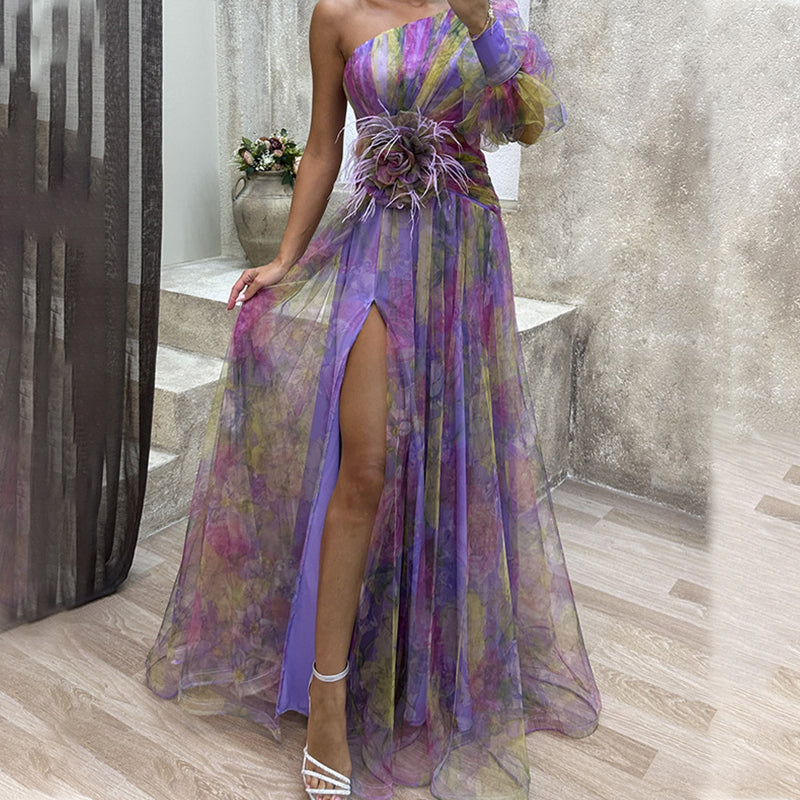 ⏳Begrenzte Zeit 50% Rabatt💥🌸Frühjahrs-Specials🌸 Damen Tüll Unregelmäßiges Kleid Kleider