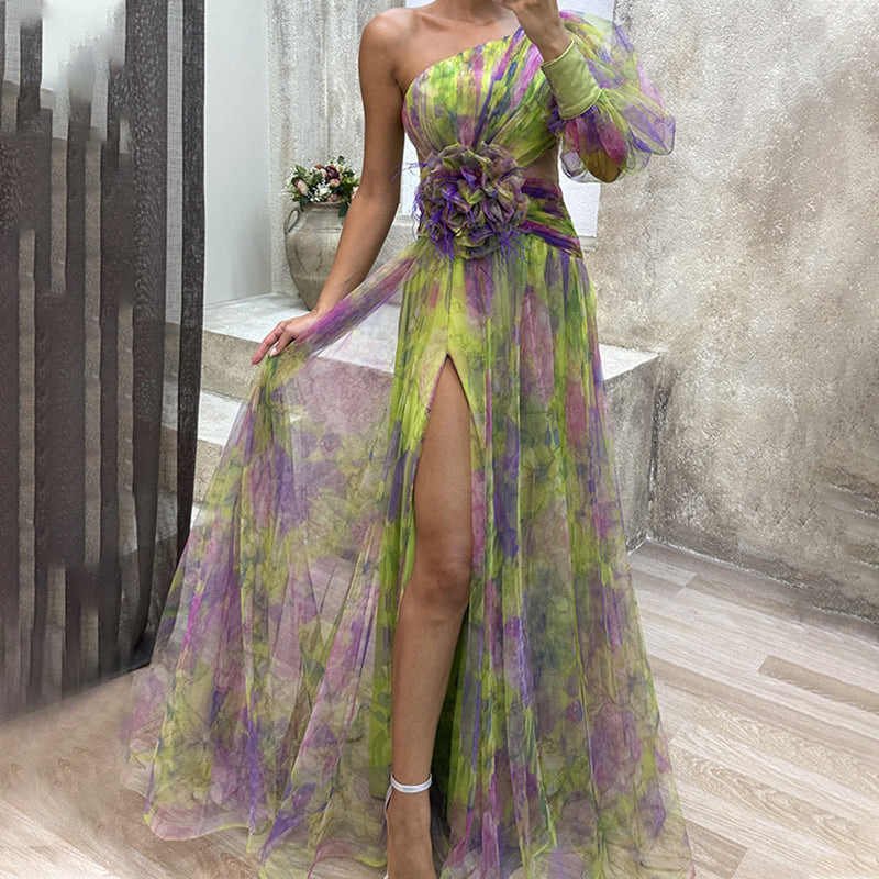 ⏳Begrenzte Zeit 50% Rabatt💥🌸Frühjahrs-Specials🌸 Damen Tüll Unregelmäßiges Kleid Kleider