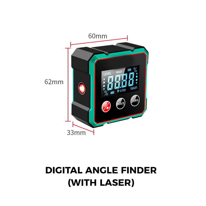 💥Heißer Verkauf 49% Rabatt💥Magnetischer digitaler Winkelsucher mit elektronischem Laser