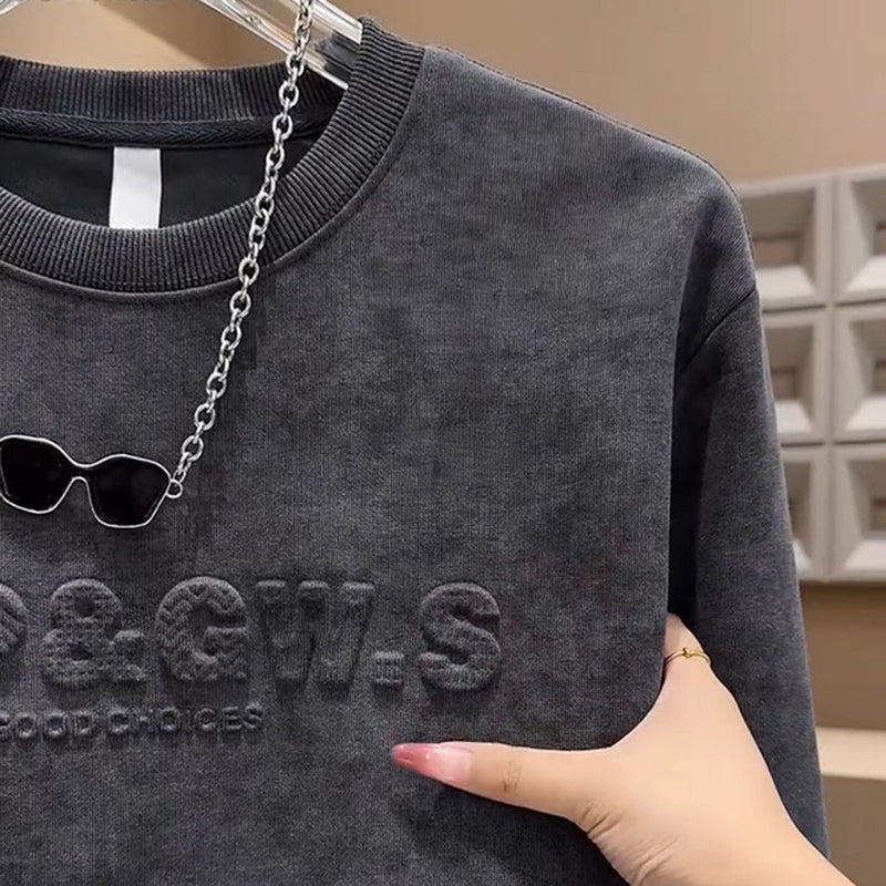 🔥2025 Heißer Verkauf✨🔥Lässiges Herren Sweatshirt mit Rundhalsausschnitt(50% OFF)