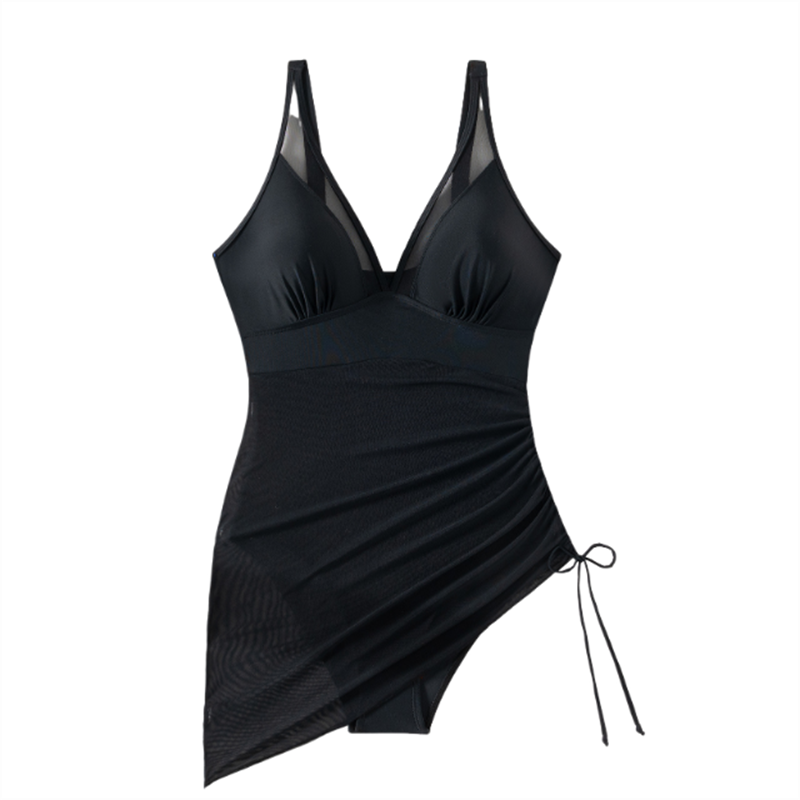 🌷Sommer Heißer Verkauf-50% Rabatt🍧Schlankmachender transparenter Sarong-Wickel-Badeanzug aus Netzstoff👙