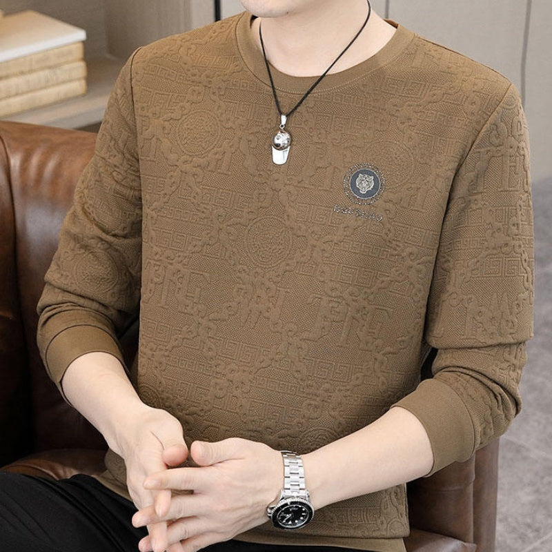 Leichtes Rundhals-Sweatshirt für Herren