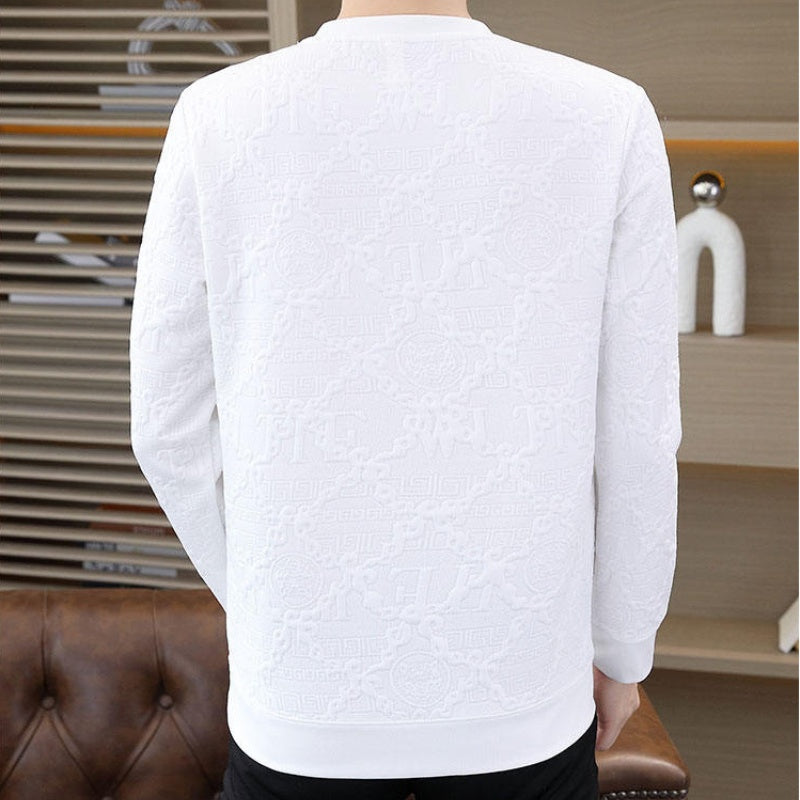 Leichtes Rundhals-Sweatshirt für Herren
