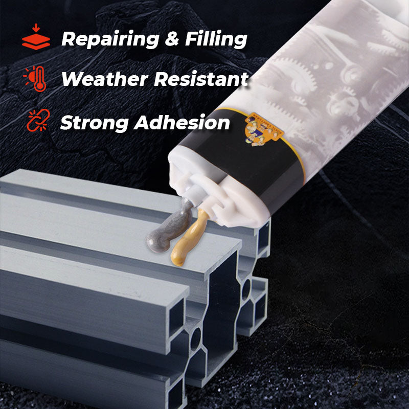 100g Metall-Reparatur-Epoxid-Kleber mit Werkzeug