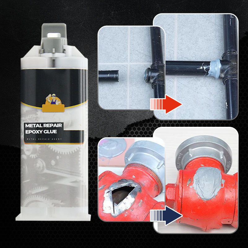 100g Metall-Reparatur-Epoxid-Kleber mit Werkzeug