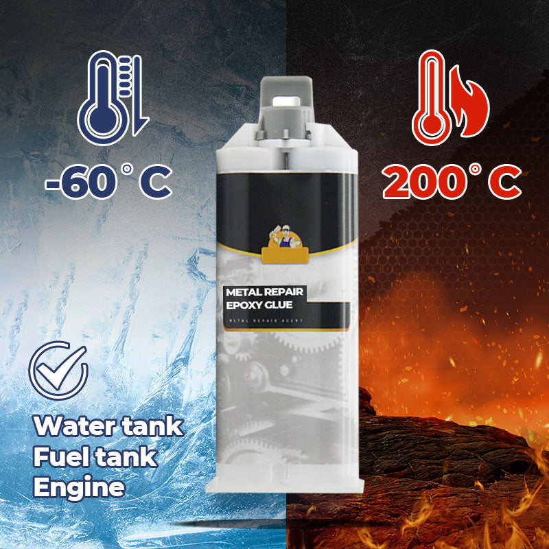 100g Metall-Reparatur-Epoxid-Kleber mit Werkzeug