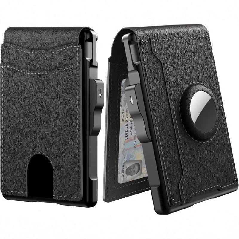 💲Begrenzte Zeit halber Preis - Slim Wallet Kreditkartenetui mit Geldklammer