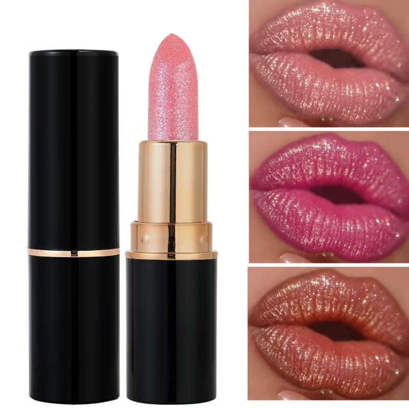 Kaufen Sie 1 und erhalten Sie 1 gratis💋Wasserfester und feuchtigkeitsspendender Glitzer-Lippenstift