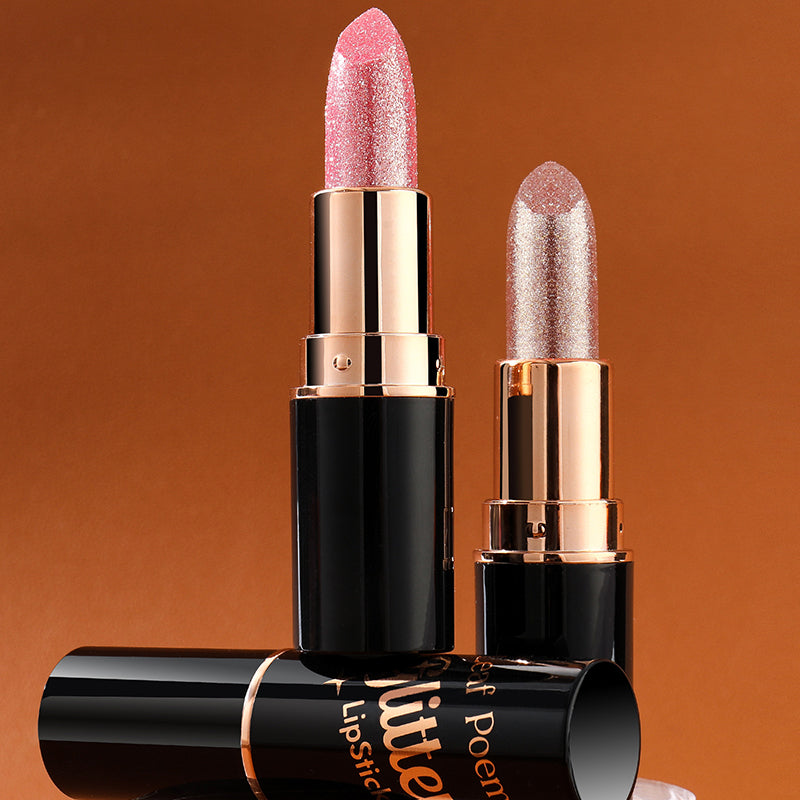 Kaufen Sie 1 und erhalten Sie 1 gratis💋Wasserfester und feuchtigkeitsspendender Glitzer-Lippenstift