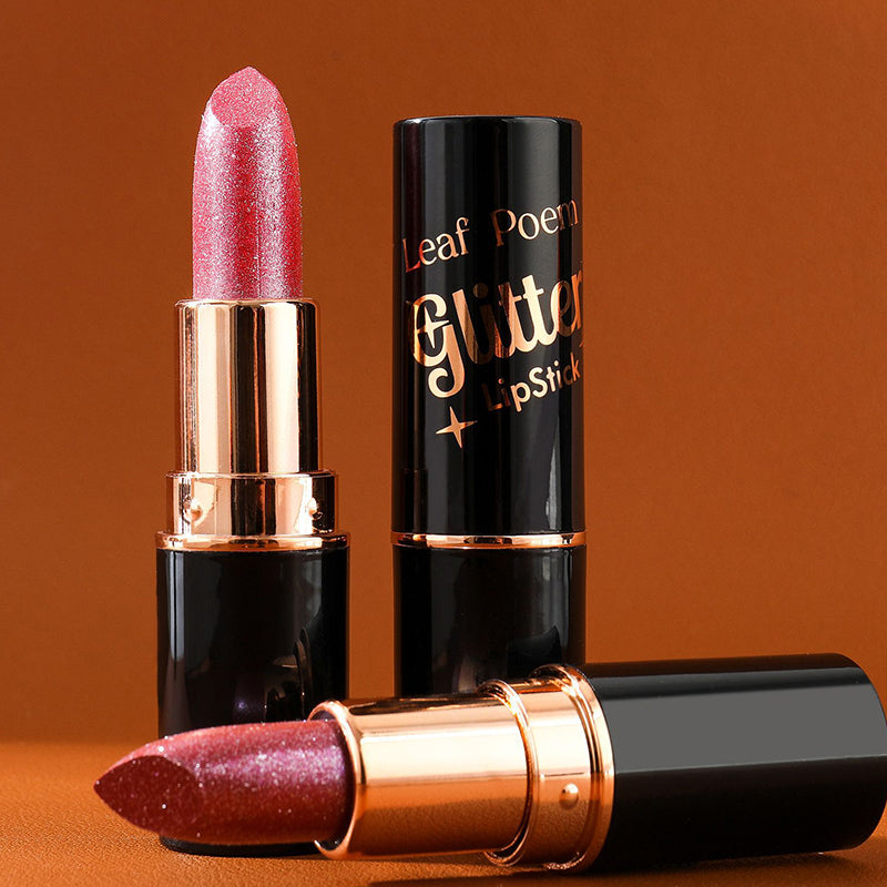 Kaufen Sie 1 und erhalten Sie 1 gratis💋Wasserfester und feuchtigkeitsspendender Glitzer-Lippenstift