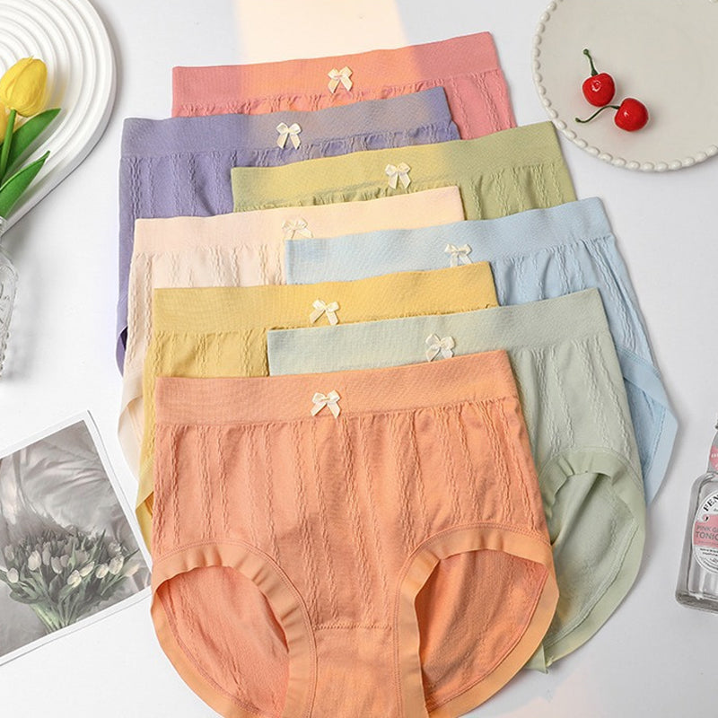 💕Damen-Slips mit hoher Taille und vollständiger Abdeckung✨ – 8-teilig/Set