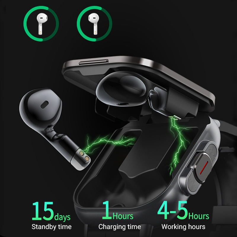 🎧Heißer Verkauf 49% Rabatt⌚ 2-in-1 Smartwatch & Ohrhörer – Alles in einem! 🌟