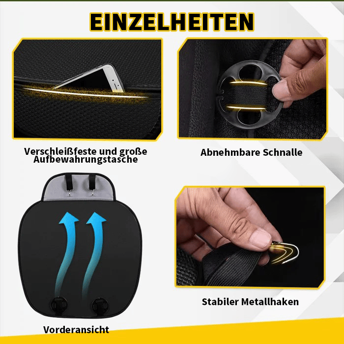 Atmungsaktive und rutschfeste Autositzbezüge aus Baumwolle!