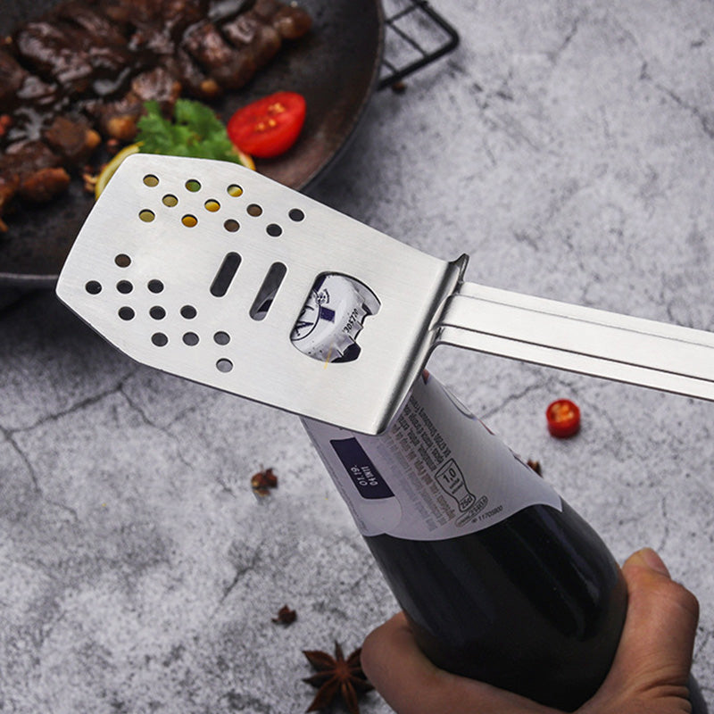 🔥Heißer Verkauf🥓3-in-1 Camping BBQ Grill Utensilien Home Gabel Spatel Clip
