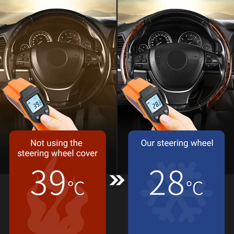 🔥2025Heißer VerkaufUniversal Non-Slip Car Steering Wheel Cover