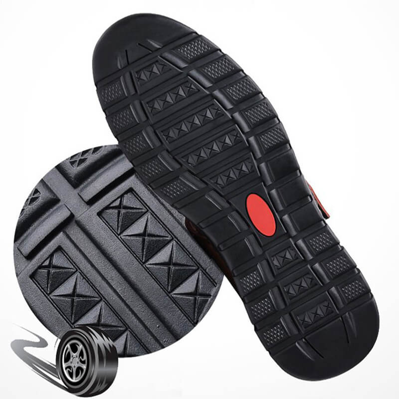 Modische Sandalen aus hohlem Leder