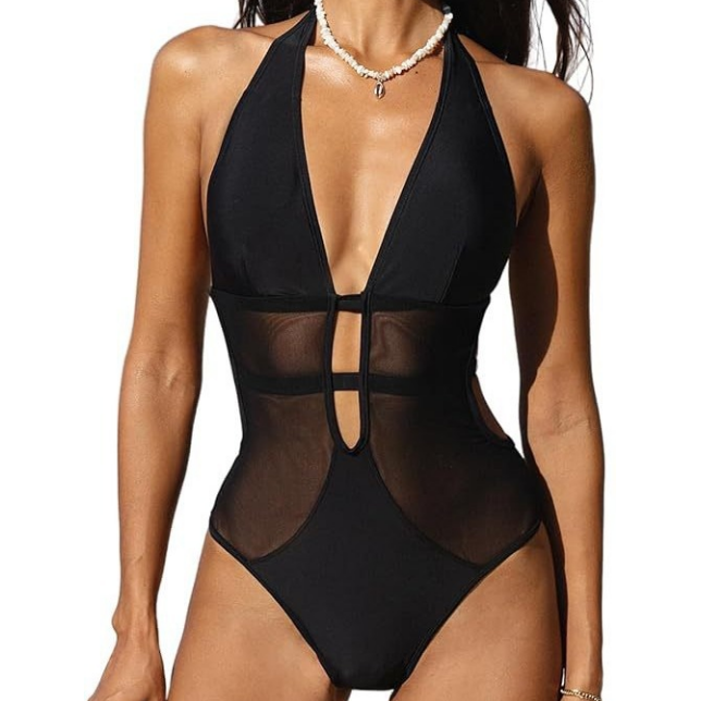 🎁 Heißer Verkauf 49% Rabatt auf 🔥Womens sexy schwarzen Badeanzug
